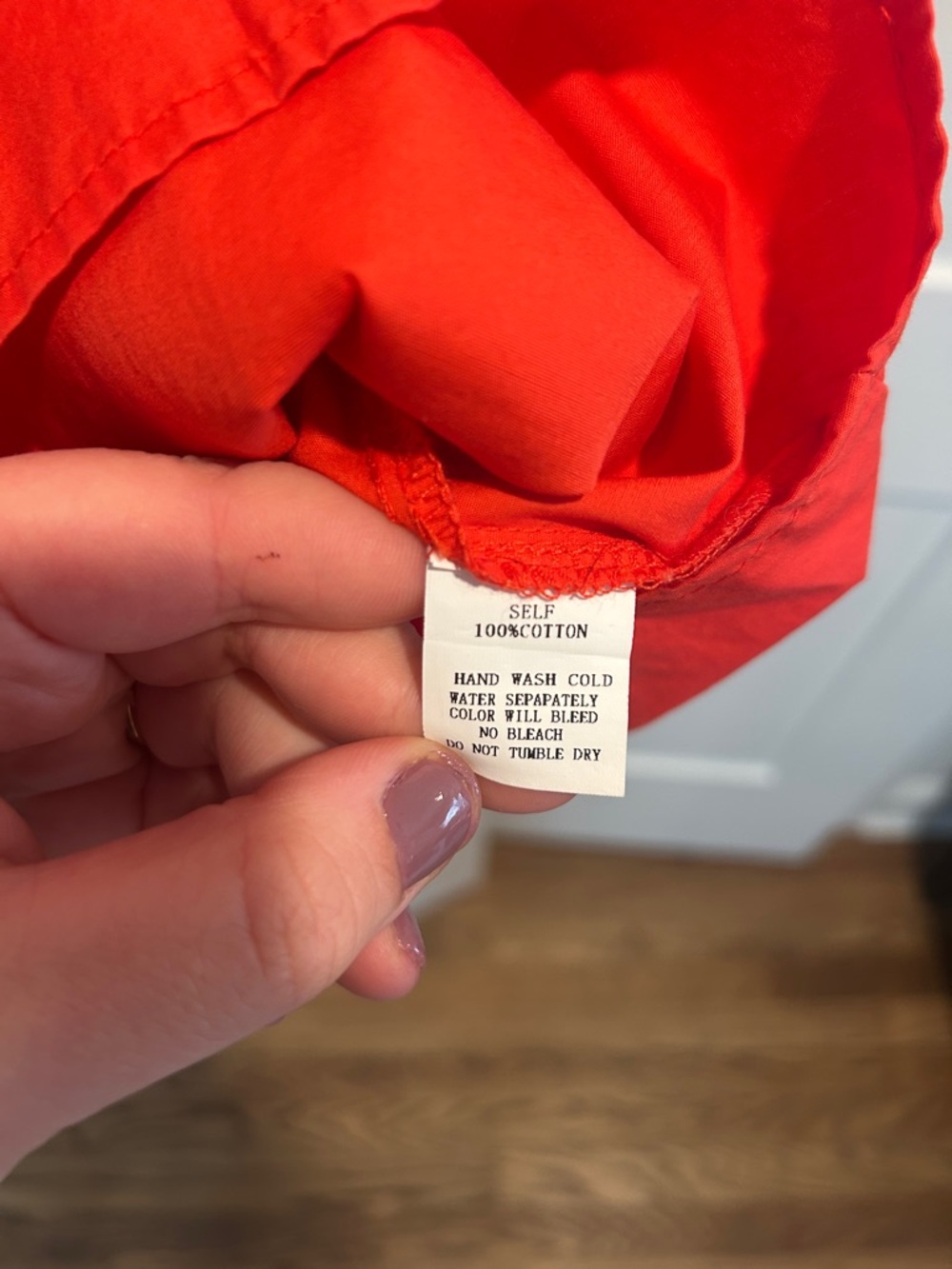 Boutique Vibrant Red Tiered V-Neck Mini Dress - Picture 3 of 3